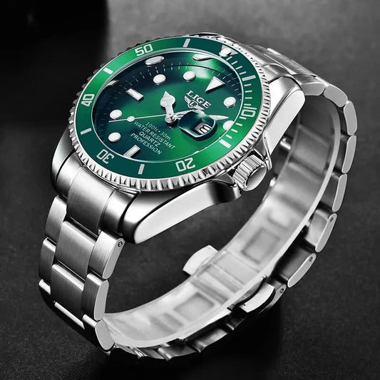 LIGE Luxury Diver Watch