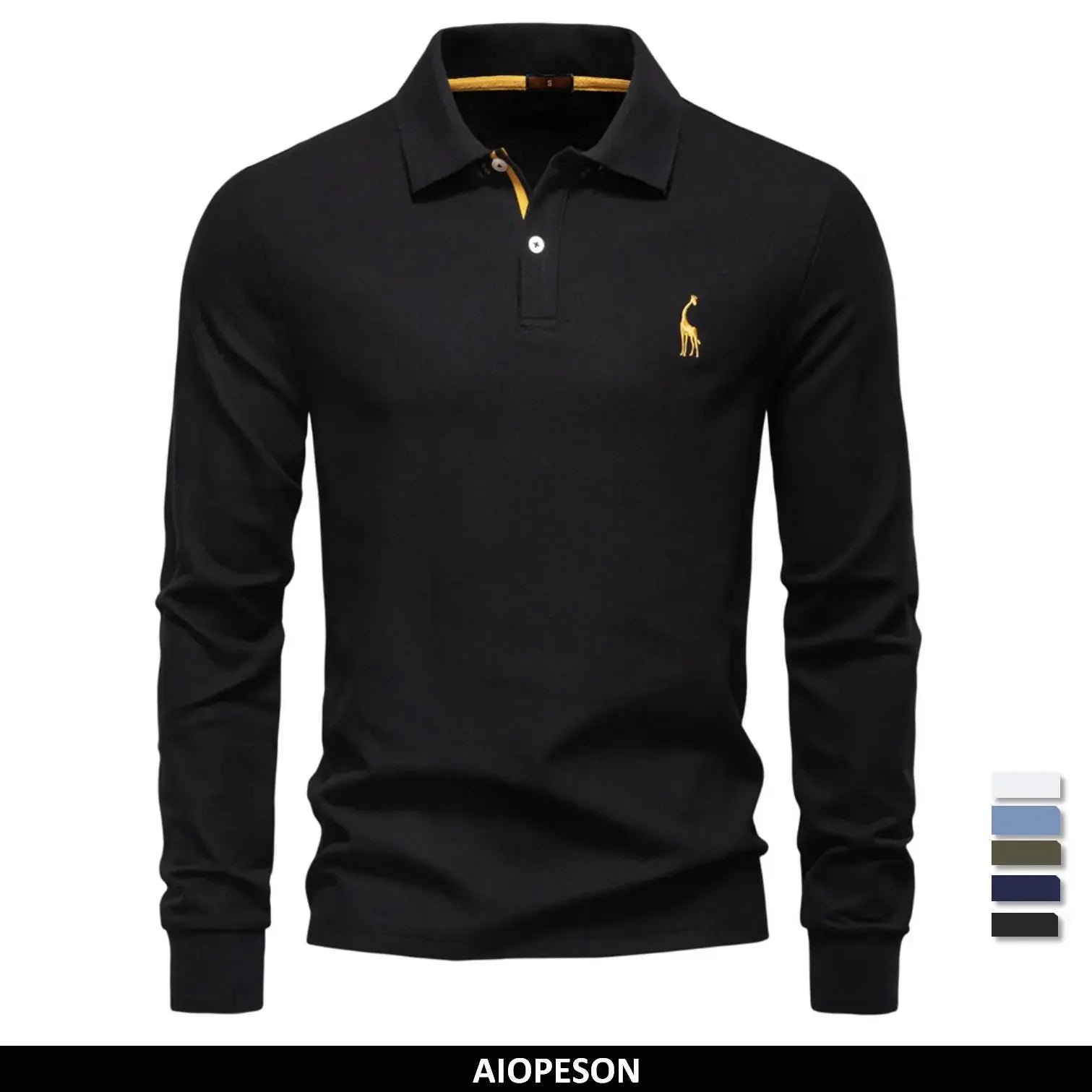 Men’s Long Sleeve Cotton-Rich