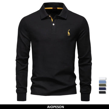 Men’s Long Sleeve Cotton-Rich